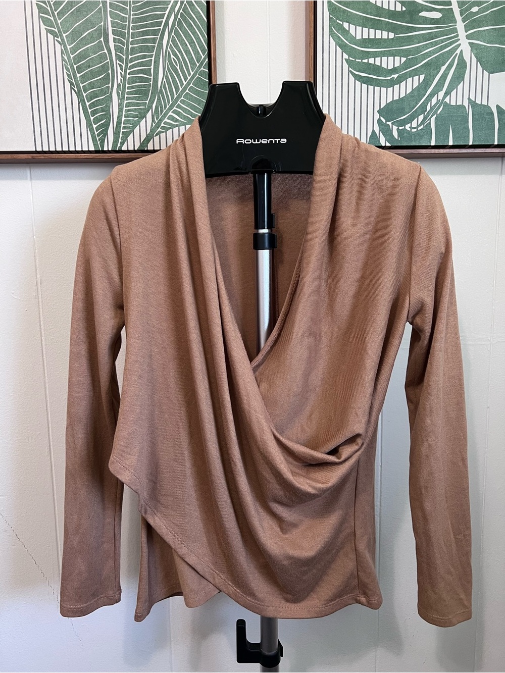 1.STATE Beige Crewneck Knit Top NWOT